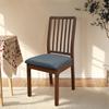 Stretch Dining Chair Seats Cover Striped Grid Elastic Upholstered Chairs Cushions Slipcover AntiDirty Protectors Removable