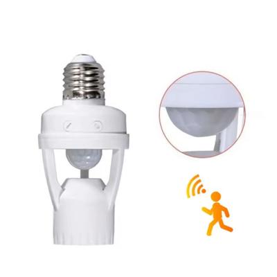 Διακόπτης φωτός αισθητήρα κίνησης E27 E27 Βάση λυχνίας βάσης 100-240V Ανιχνευτής κίνησης με προσαρμογέα υποδοχής έξυπνου διακόπτη ελέγχου φωτός