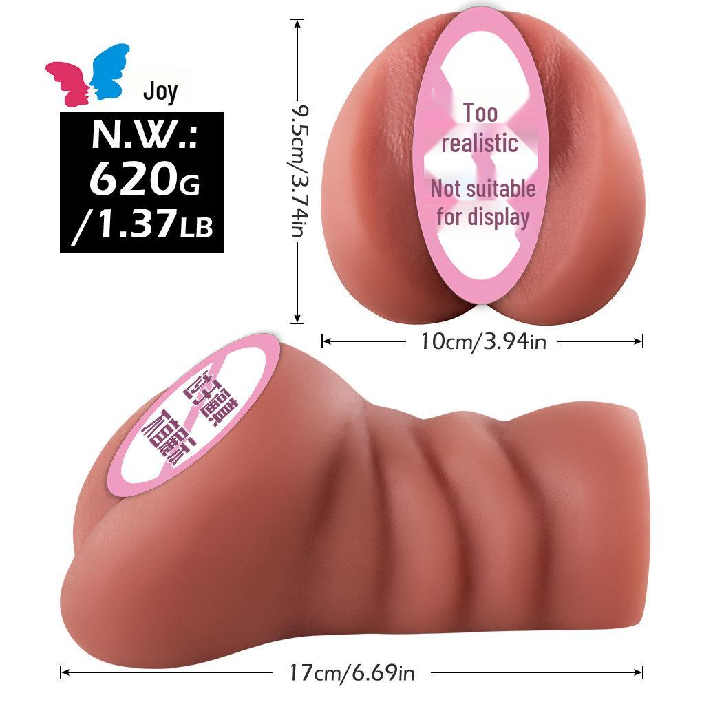 Veselá barva Dospělý Letecký šálek Sexuální hračka s formou vagíny a zadku pro muže