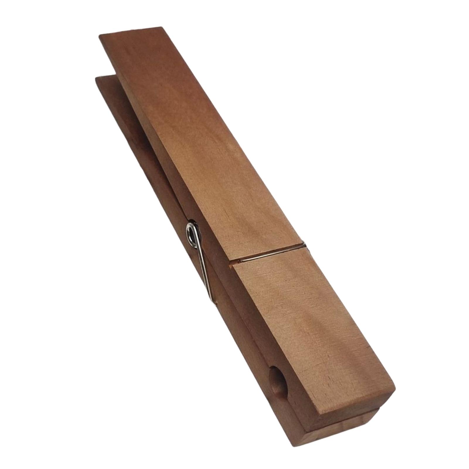 

Wooden Clothespin Laundry Clips Strong Load-Bearing Capacity Hanging Clothes Clips Practical Home Supplies