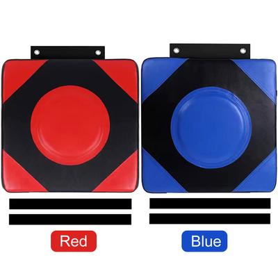 Boxing Mats PU Leather Square Wall Target Adjustable Height Boxing Training Sandbag Wall Punching Pad for Fitness Taekwondo