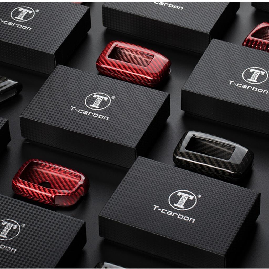 T-Carbon Carbon Fiber Car Key Case Cover For Lexus Nx Es Gs Rx Is Rc Lx 200 250 350 450H 300H Es200 Auto Key Holder Shell