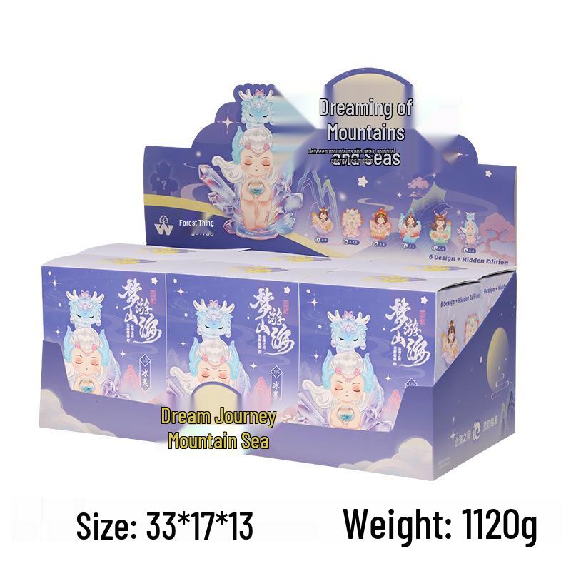 Dream Wanderer Spirit Beast Slepý box: Roztomilé pryskyřičné stolní ozdoby v různých stylech