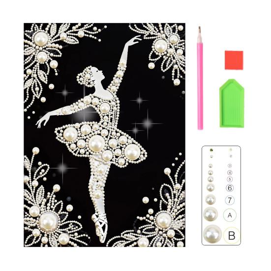 DIY Parel Schilderen Kit 3D Kunstparel Ambacht Bloemen Fee Balerina Ontwerpen Muurkunst Ambachtskit voor Volwassenen Huis Woonkamer Slaapkamer Decoratie
