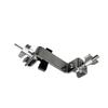 Multifunctional Drum Rack Sound Clamp: Silver & Black