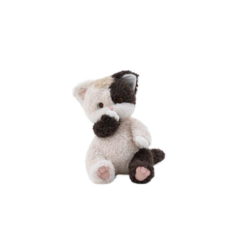 Giocattolo Gatto di Peluche con Imbottitura in Cotone PP per Bambini e Comfort del Sonno