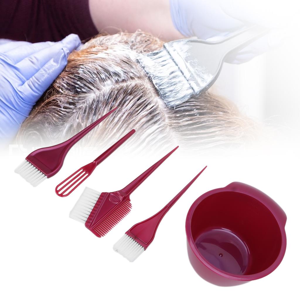 Professional Hair Dye Coloring Kit   Bowl Hair Dyeing Brush   Hair Bleaching Tools