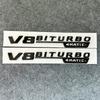 2Pcs V8 Biturbo 4matic Car Fender Side Emblem Logo Badge For C63S W205 E63S W213 S63 W222 GLC63S X253 GLE63S W167 AMG Accessories