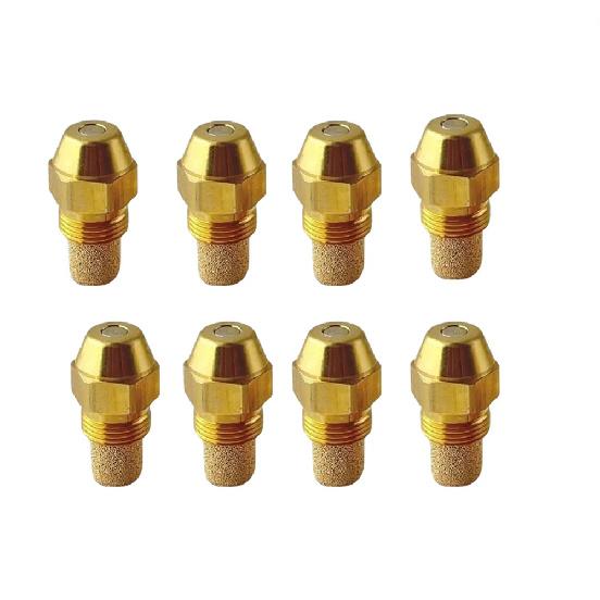 Brass Fuel Oil Nozzle, Solid Spray, Diesel Burner Injection, Combustion Jet, Boiler Heater, 0.3-6.0 USgal/H, 60 Degree 9/16"
