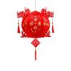 Lint/Gold Foil Spring Festival Red Lantern 3D Spring Festival Hanging Pendant  Party