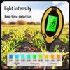 Four-in-One High-Precision Soil Tester: pH, Moisture, Light, and Temperature Meter