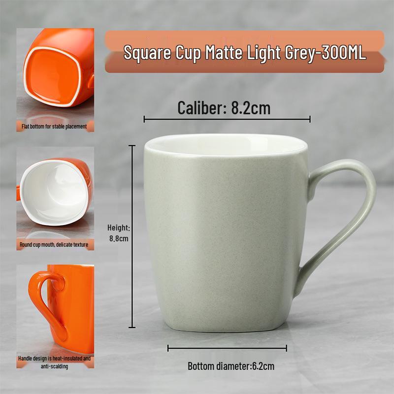 Ceramic Cups: Solid Colors for Hotels & Guesthouses - Versatile Coffee & Milk Mugs