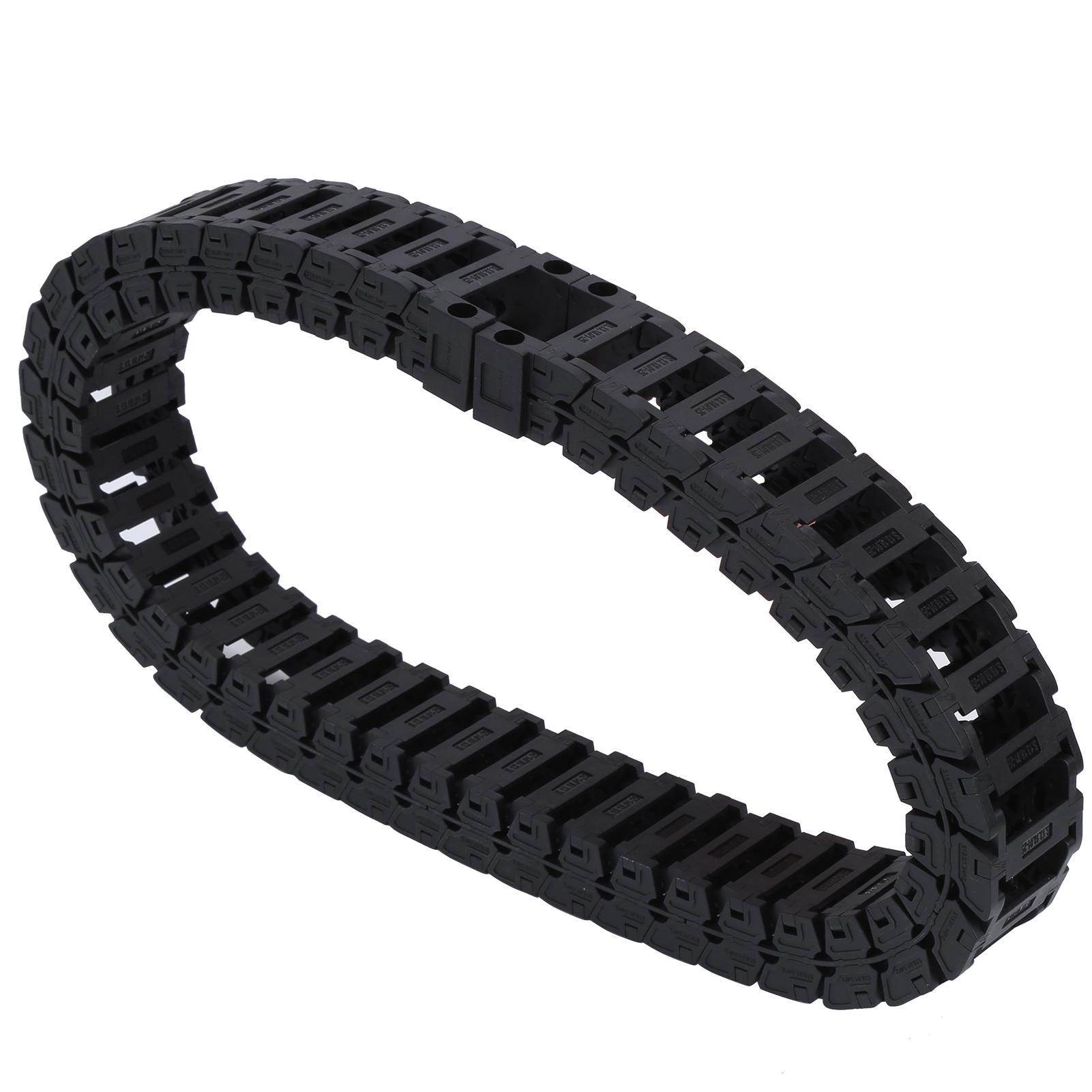 

Cable Drag Chain Nylon Wire Carrier BridgeTowline Silent Detachable S18 x 25 0.7meter