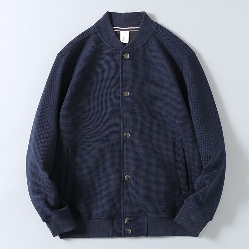 Tail Goods Spring and Autumn Heavy Waffle Loose Handsome Top
