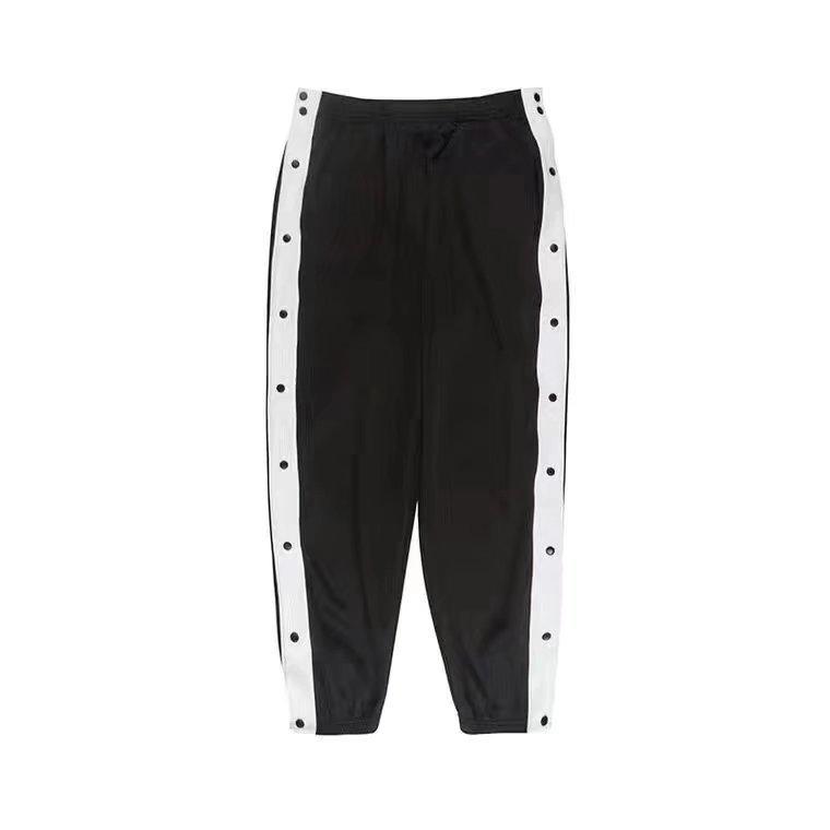 

Men s High-Waist Double-Button Basketball Training Pants Medium