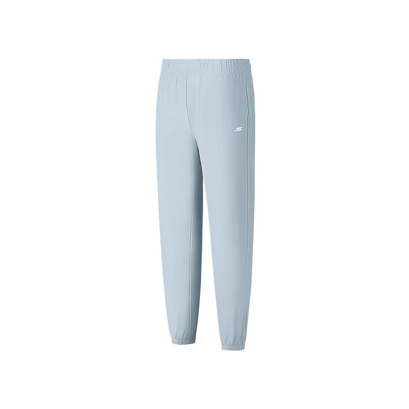 Skechers Comfortable Casual Solid Color Versatile Jogger Knit Sports Pants Women bottoms Sandstone P225W151-001C L