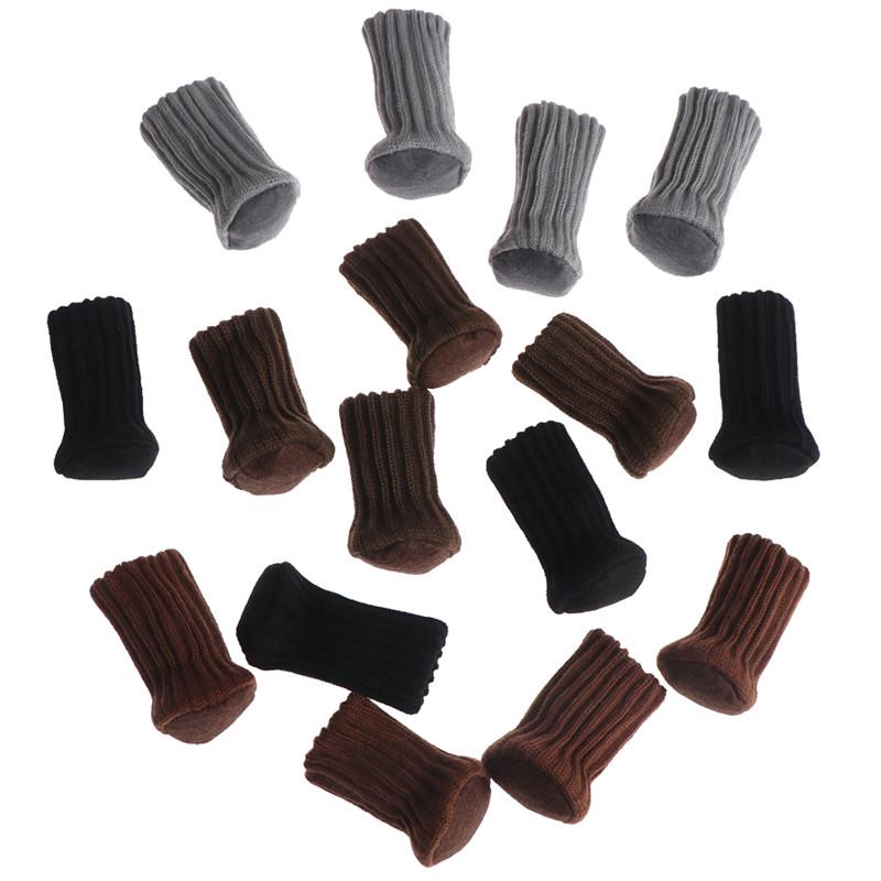 4Pcs Chair Leg Sock Cloth Floor Anti-Slip Table Foot Furniture Feet Sleeve Cover