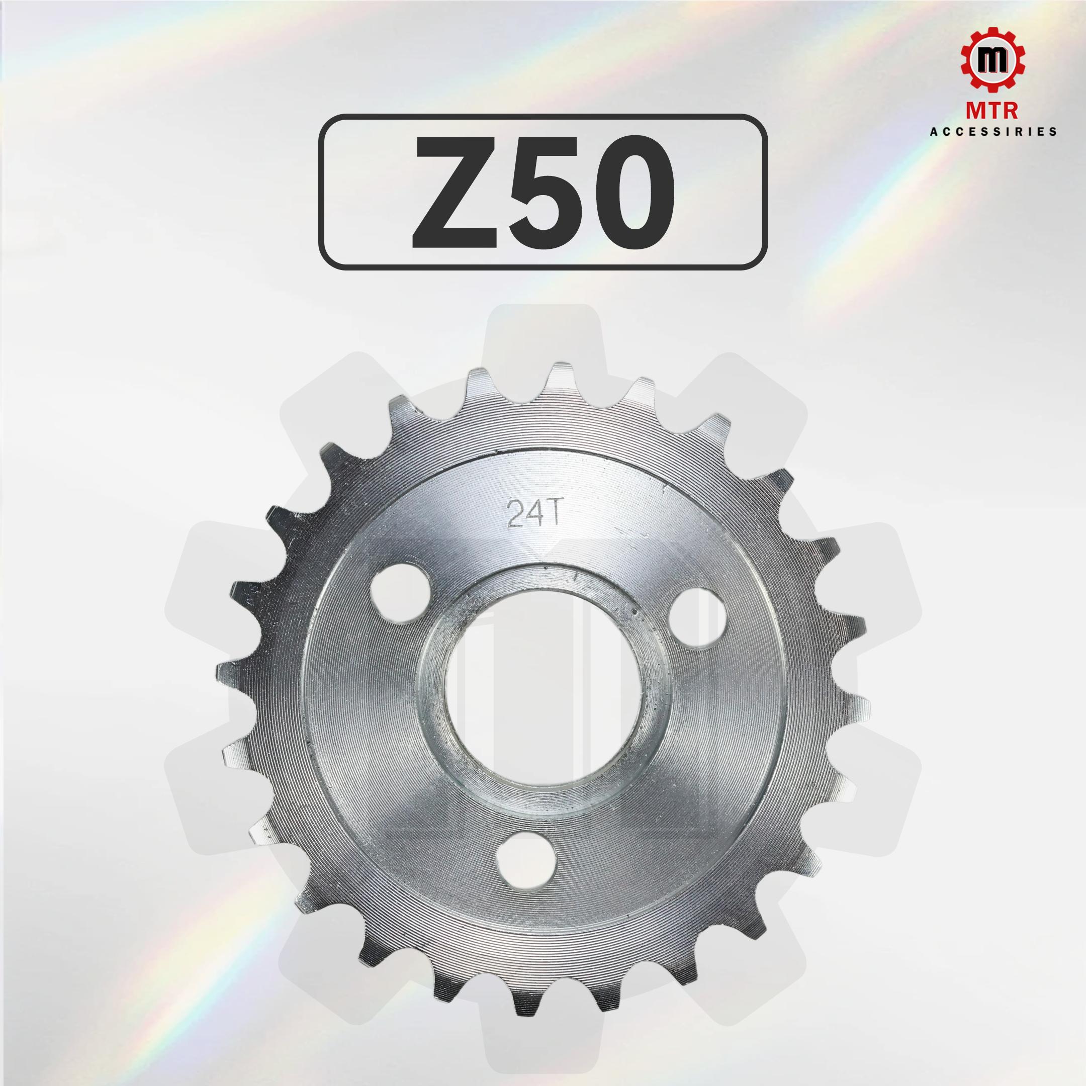 420-24T Sprocket Monkey Z50 Rear Sprocket 3 Hole Sprocket Plate 24 Teeth Motorcycles Parts for HONDA Monkey Z50 Motorcycles 420-24T