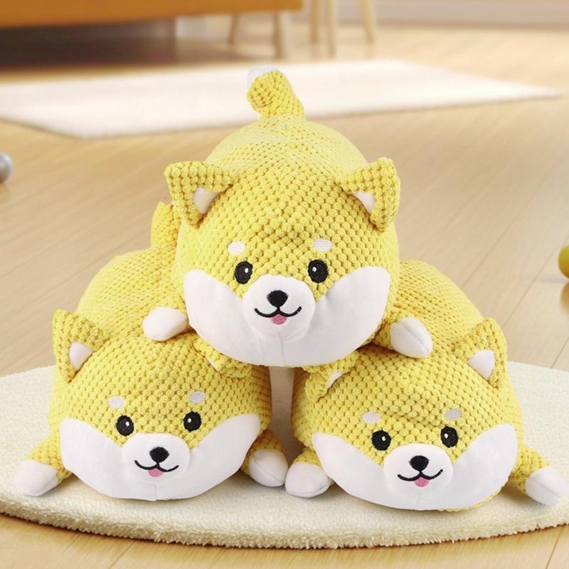 Participatory fleece Dog Toy Featuring Built in Squeaker Promoting Chew Resistant Fun and Teeth Health for Small to Average Breeds Ensuring Safe Play