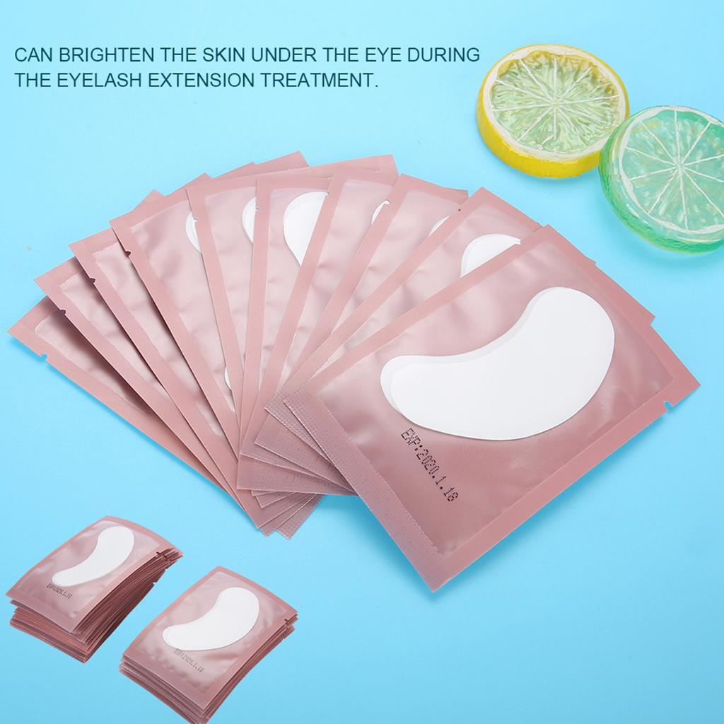 50Pcs Eye Pad Eyelash Gel Patch Lint Free Eyelash Extension Eyepads