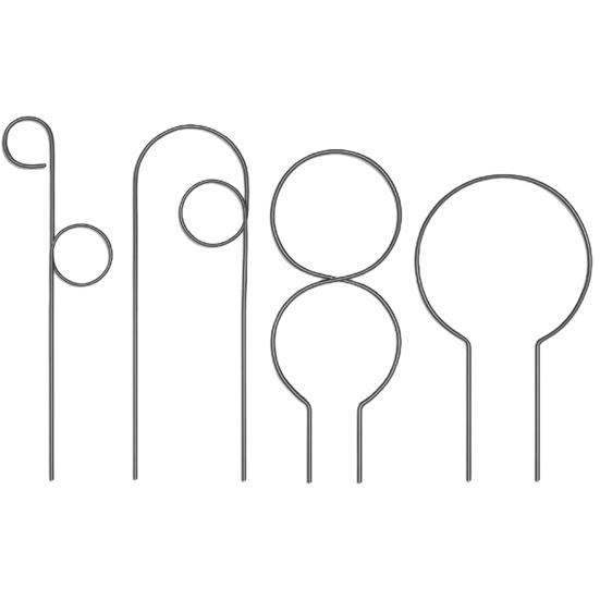 4Pcs Plant Climbing Rack Resistente Boa Ventilação Metal Interior Exterior Vasos Plantas Suporte de Flores Suporte de Uso Diário