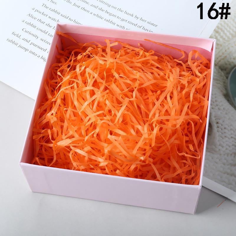 Crinkled Shredded Straw Paper Filler for Gift Box Packaging