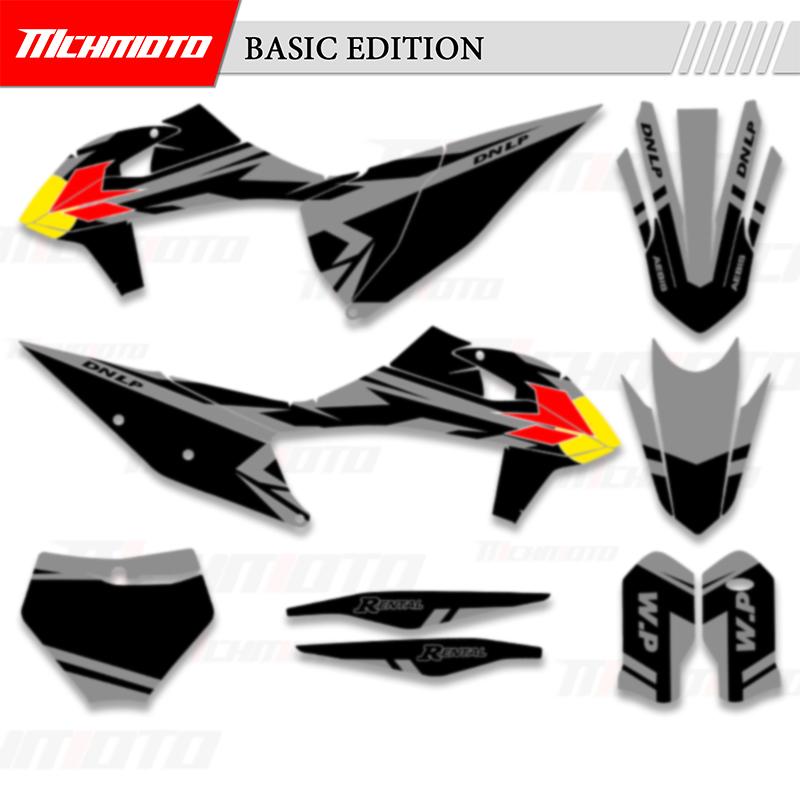 MCHMFG For KTM 125 250 350 450 500 525 SX SXF  - EXC XCW - Motorcycle Graphics Decals Sticker Kit Background