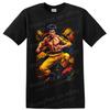 Bruce Lee Gioco della Morte Combattente di Arti Marziali Tuta Gialla Maglietta Grafica