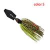 Soft Chatter Bait Spinner Bait Wobbler Weedless Fishing Lure  For Bass Pike Walleye Fish