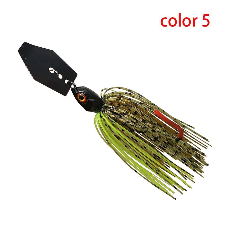 Soft Chatter Bait Spinner Bait Wobbler Weedless Fishing Lure  For Bass Pike Walleye Fish