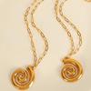 Fashion Statement Shell Necklace for Women Waterproof Stainless Steel Jewelry Bohemian Beach Party Gift