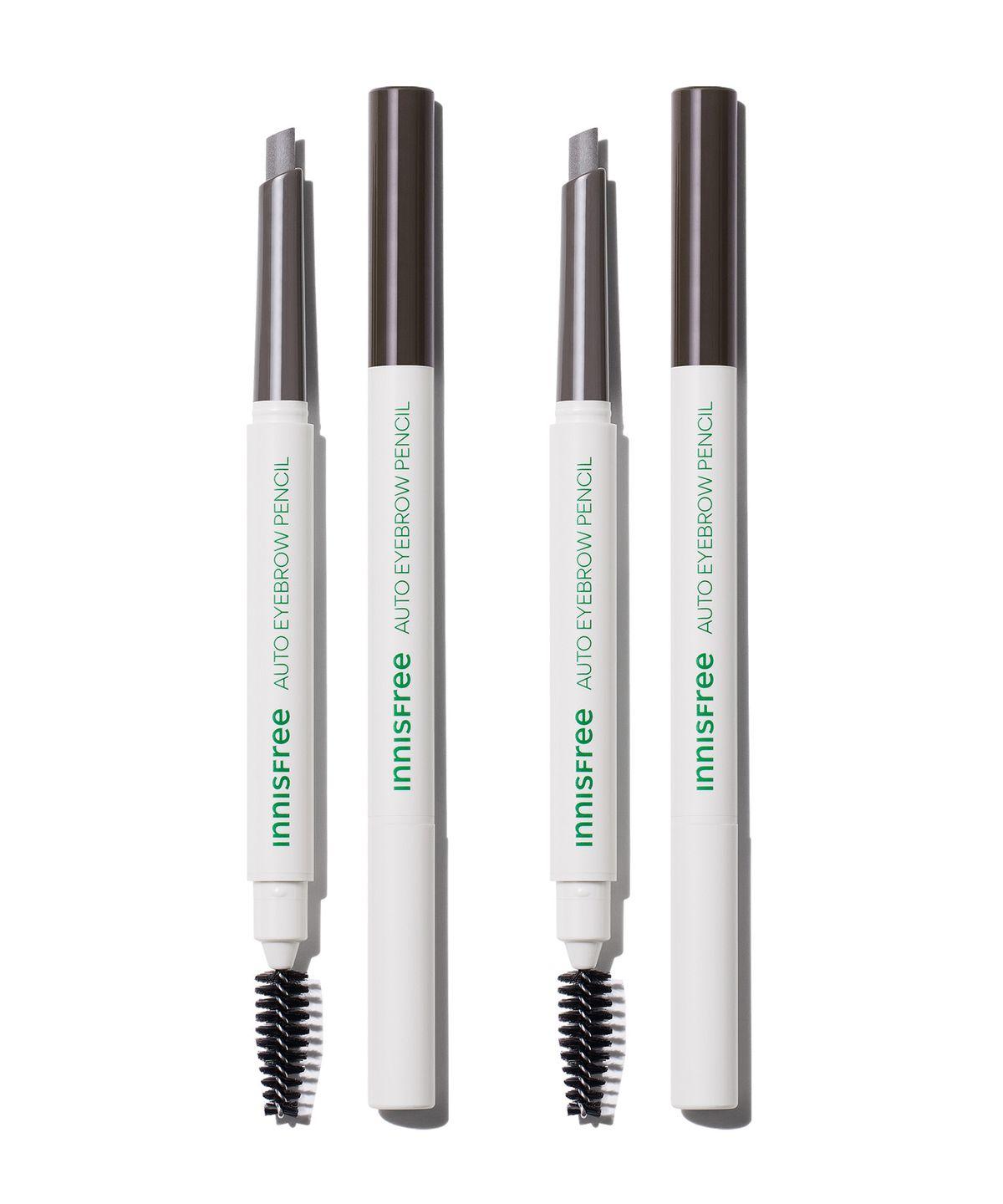Flat Eyebrow Pencil 0.3g 2 pcs (Select Option) No. 2 & No. 4