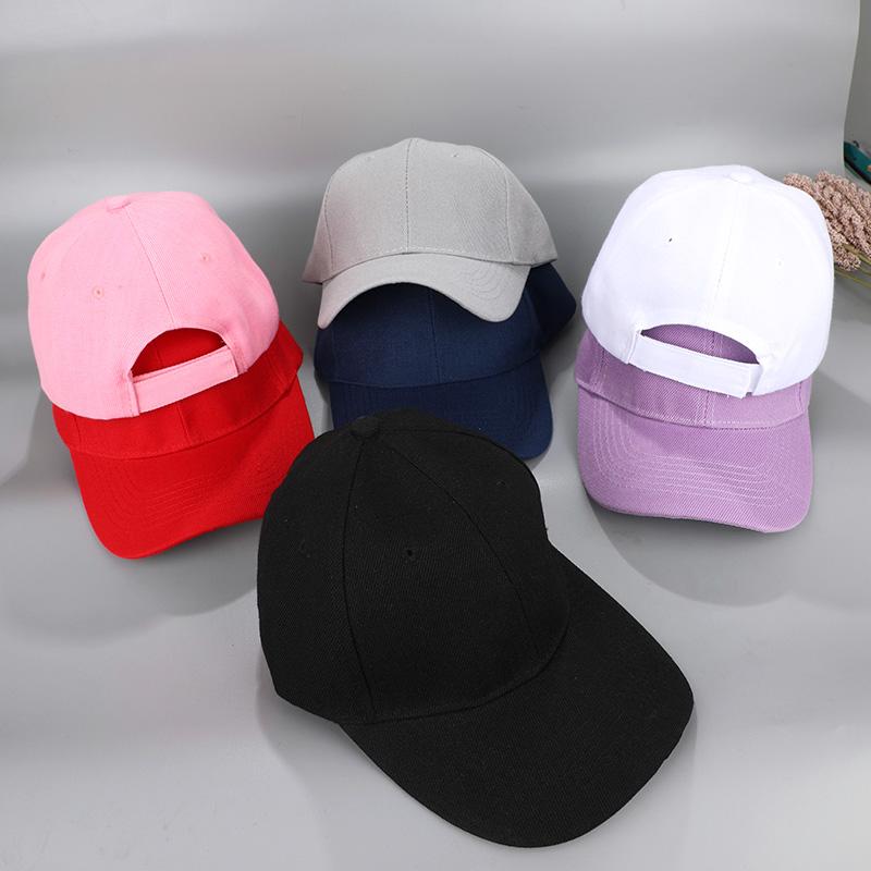 Baseball Caps Black For Mens Women Sports Cap Adjustable Cotton Baseball Cap Casual Summer Hat