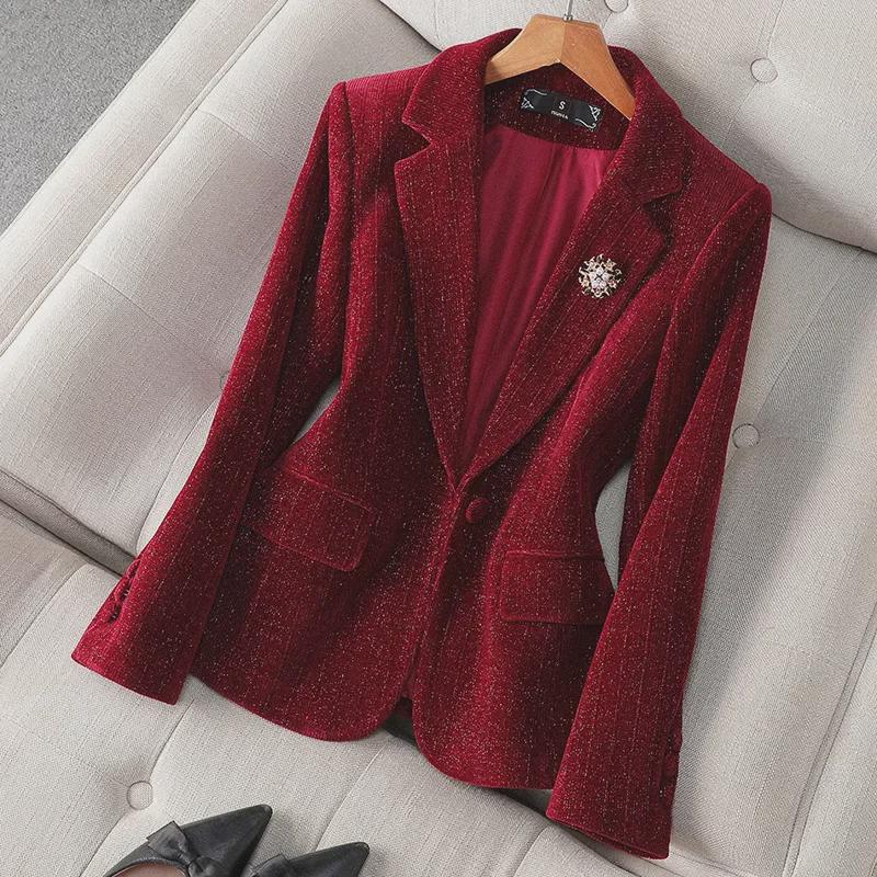 Women's Long-Sleeved Professional Suit Jacket - Style 8605