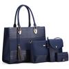 Retro Crocodile Pattern 4-Piece Handbag Set