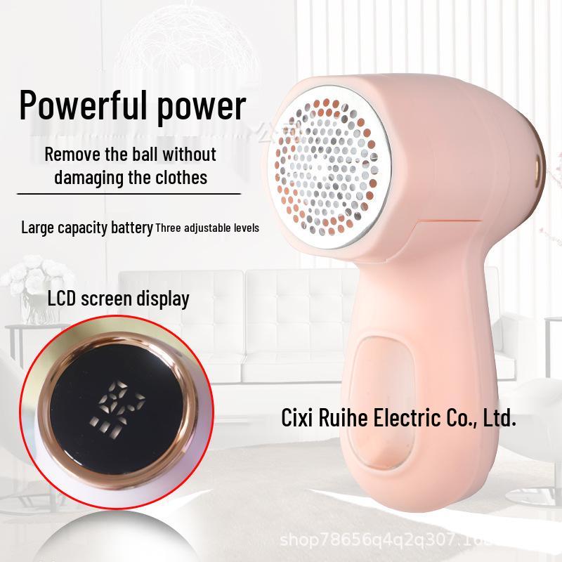Digital Display Lint Remover with 18650 Battery