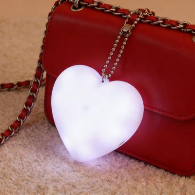 Yousheng Rechargeable Handbag Light Heart-Shaped Night Light with Automatic Sensor Portable Purse Lamp for Women Girls Mothers Small Fashionable Bag