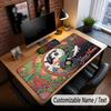 Music General Theme Custom Mouse Pad Personalized With Name Text Customized Desk Mat For Office Home Decor