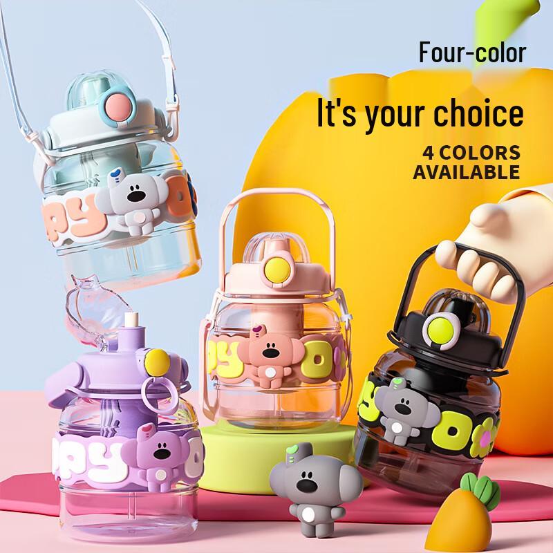 

Minxun Kids Elephant Dual-Drink Water Bottle 1000ml