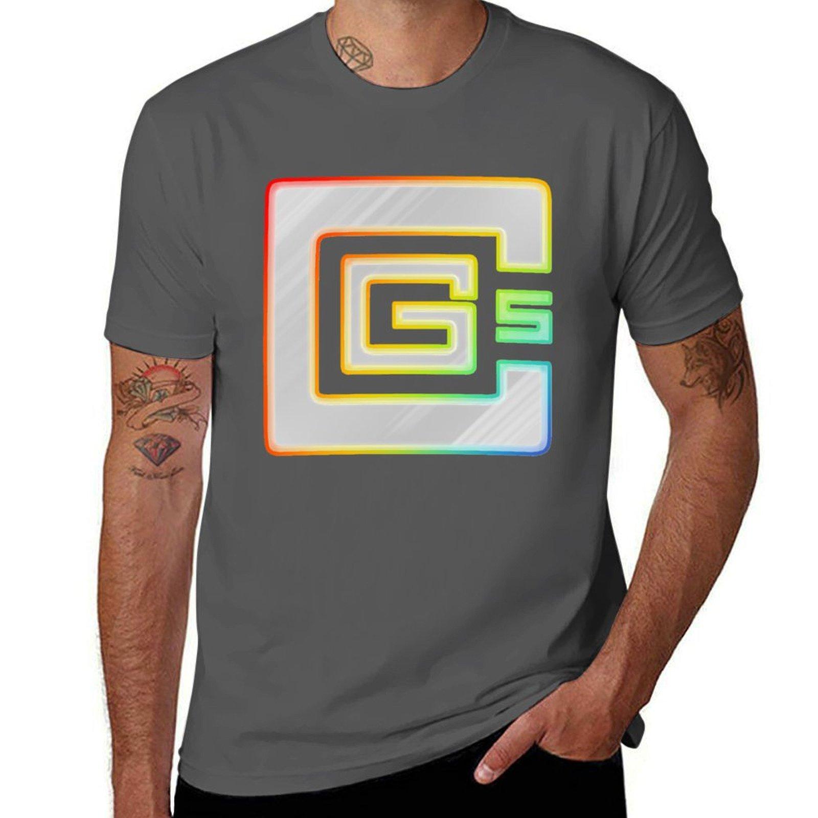 

Rainbow CG5 logo (Limited time Only) T-Shirt t shirts for man pack white anime t shirts oversize T-Shirt 4XL