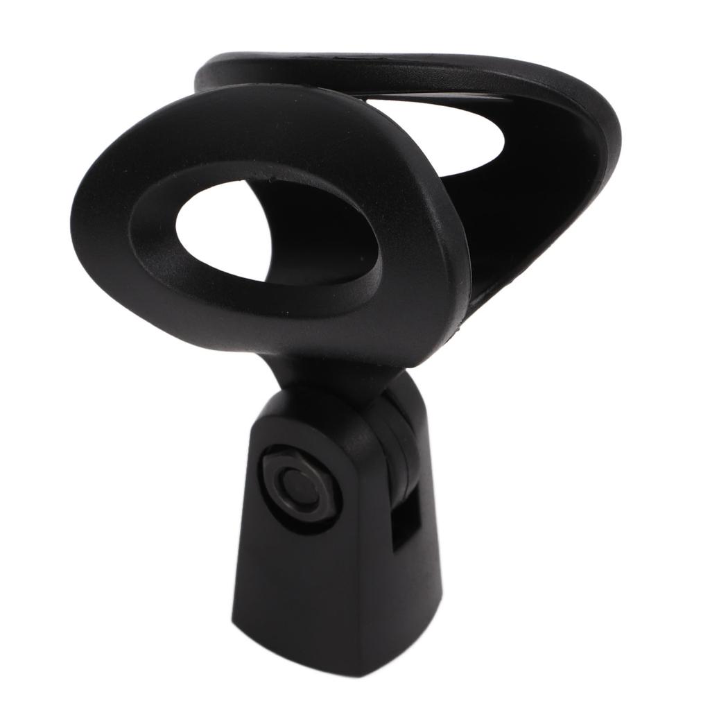 R6 Microphone Plastic Black Stand Holder Microphone Flexible Clamp Clip Holder Mount