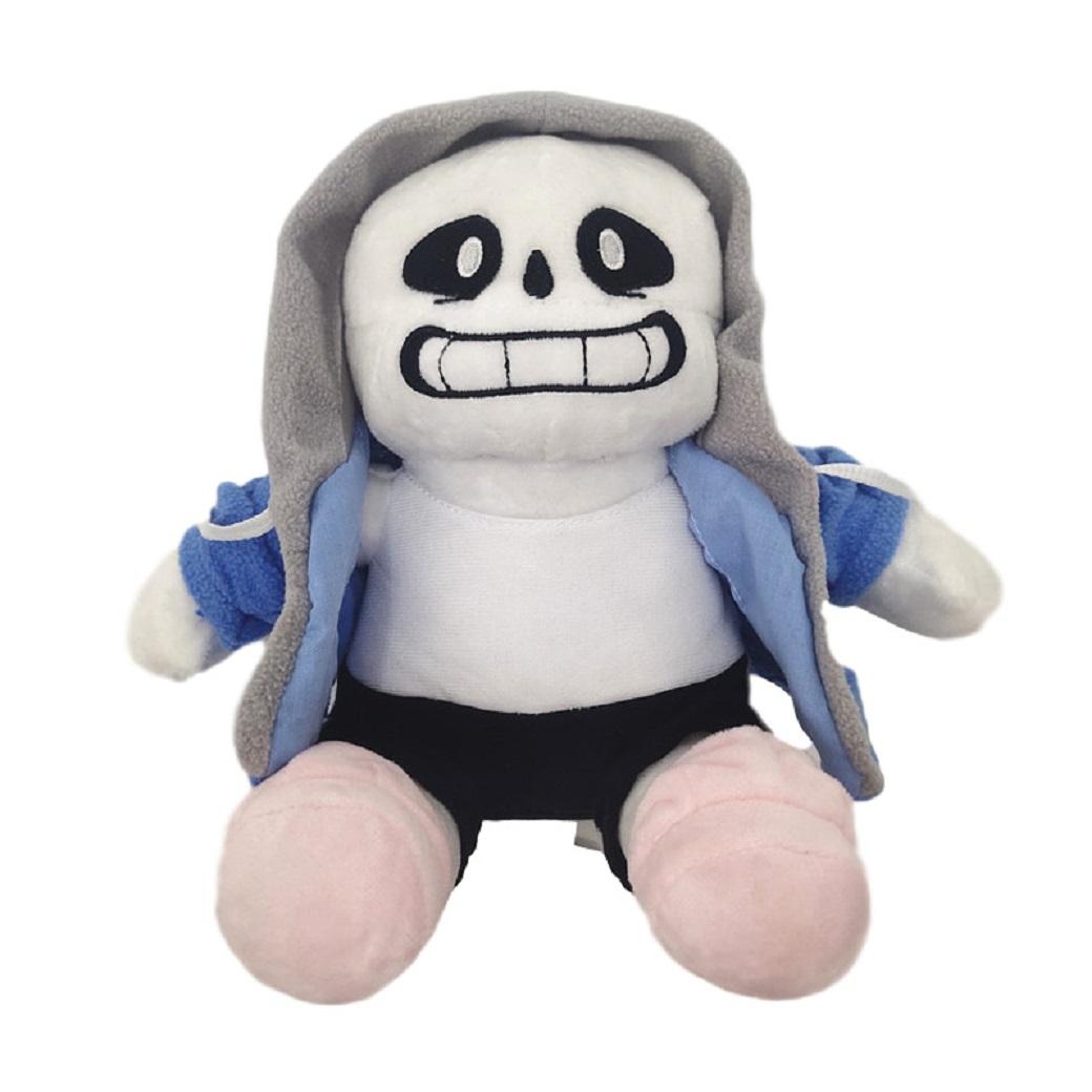 Nieuwe Undertale Pluche Speelgoed 20-30cm Undertale Sans Pluche Pop Papyrus Ootopus Music Alphys Frisk Pluche Gevuld Speelgoed Voor Kinderen Cadeaus 20cm-30cm gray