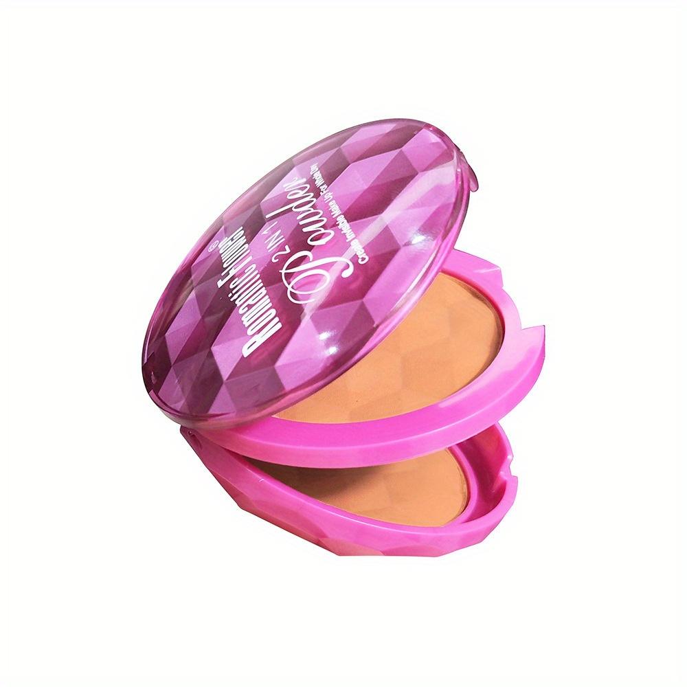 3 barevný dvouvrstvý bronzující pudr 2 v 1 voděodolný a potu odolný konturovací pudr Nose Shadow Powder Long Lasting Oil Control Shadow Powder