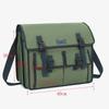 Durable Multi-Functional Canvas Tool Bag for Carpenters and Electricians - Large Capacity, Thickened, Wear-Resistant, Old-Fashioned Design