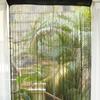 Fringe Window Divider Tassel Hanging String Door Curtain Black
