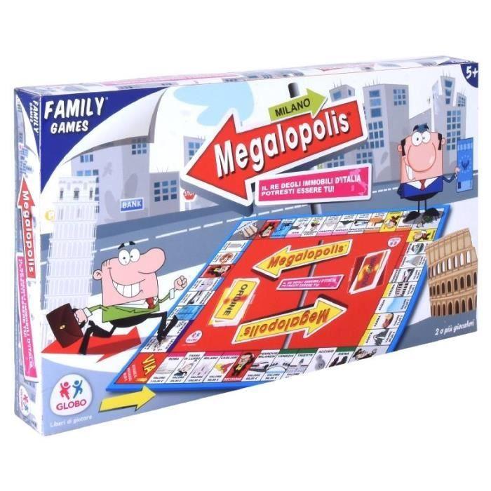 Jeu de société - GLOBO - MEGALOPOLIS - Pour enfants - Jeu de plateau - Intérieur