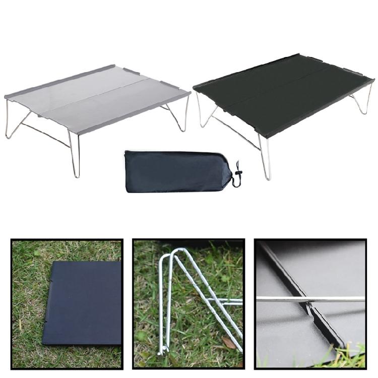 Kleiner Faltbarer Picknick Reise Camping Klappbarer Aluminiumtisch für Outdoor Wandern