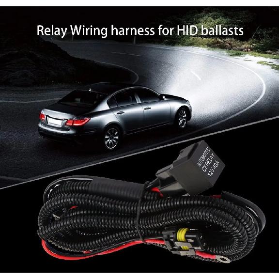 H1 H3 Car hid xenon H7 wire harness 35/55w 9005 9006 HB3 HB4 HID Relay Harness wiring kit motorcycle 12V Headlight