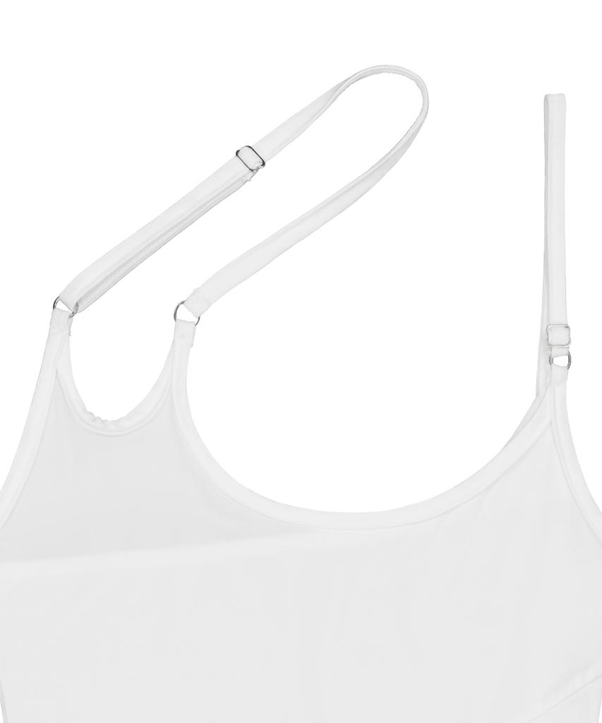 ROCKCAKE Slash Strap Sleeveless - White