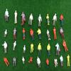 25Pcs Assorted Poses Model Train Layout Miniature People Figurines Perfect For DIY Crafts And Exhibits Decoration
